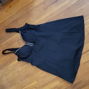 Cute Black Swim Dress Swimdress Womens EUC
